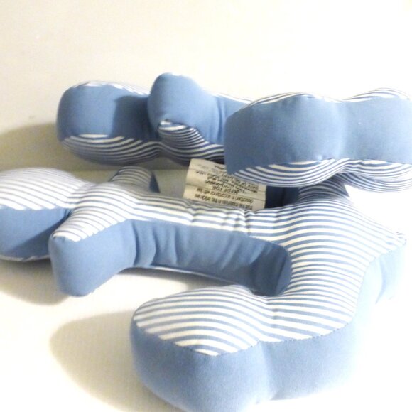 CUSH1 - Pair of ANCHOR CUSHIONS Nautical Ship Boat Cottage Camp Beach Fishing - Picture 3 of 6